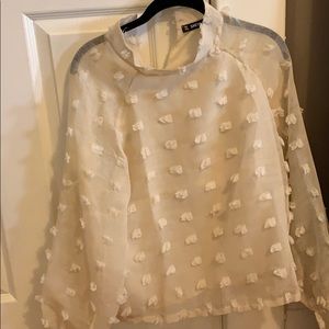 White SHIEN Blouse